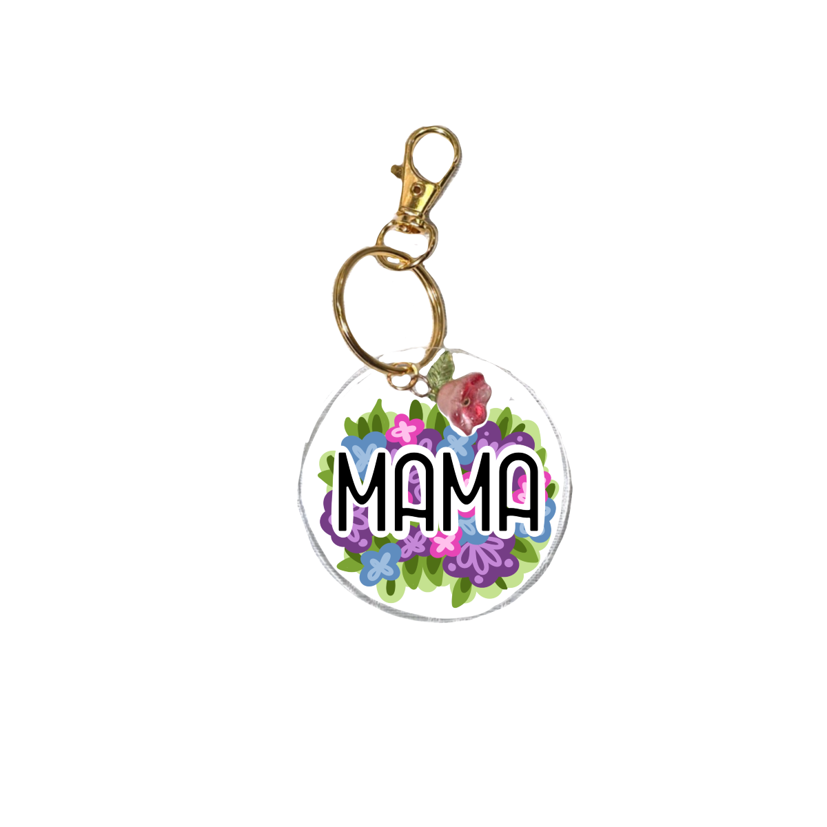 Acrylic Keychain | Keychain for Mom | Cute Aesthetic Keyring Gift | Cute Bag Charm
