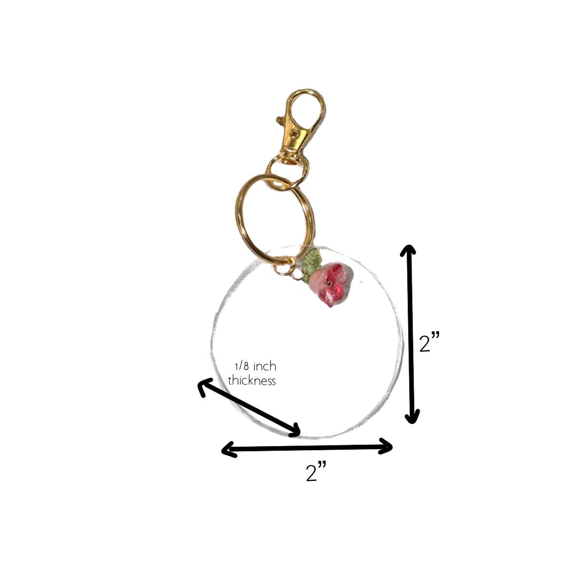 Acrylic Keychain | Keychain for Mom | Cute Aesthetic Keyring Gift | Cute Bag Charm
