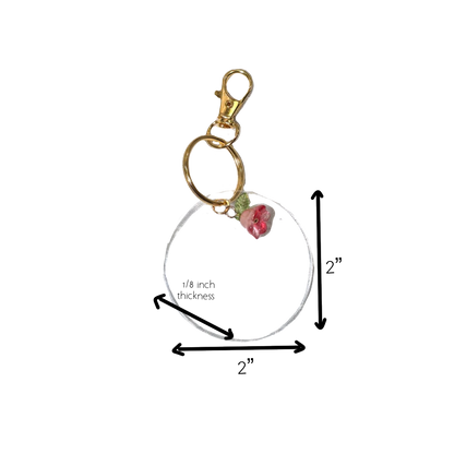 Acrylic Keychain | Keychain for Mom | Cute Aesthetic Keyring Gift | Cute Bag Charm