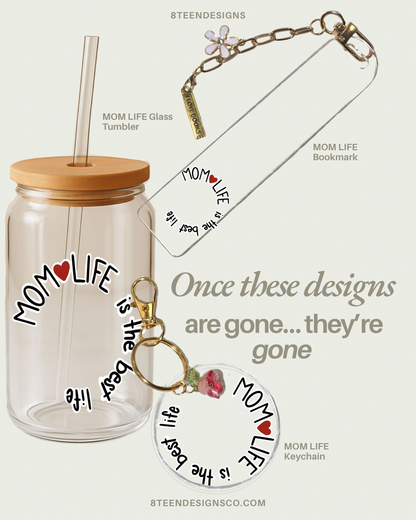 Bookmark for Mom | Book Lover Gift | Acrylic Bookmark | Cute Reading Accessory Gift | Aesthetic Bookmark |Custom Bookmark