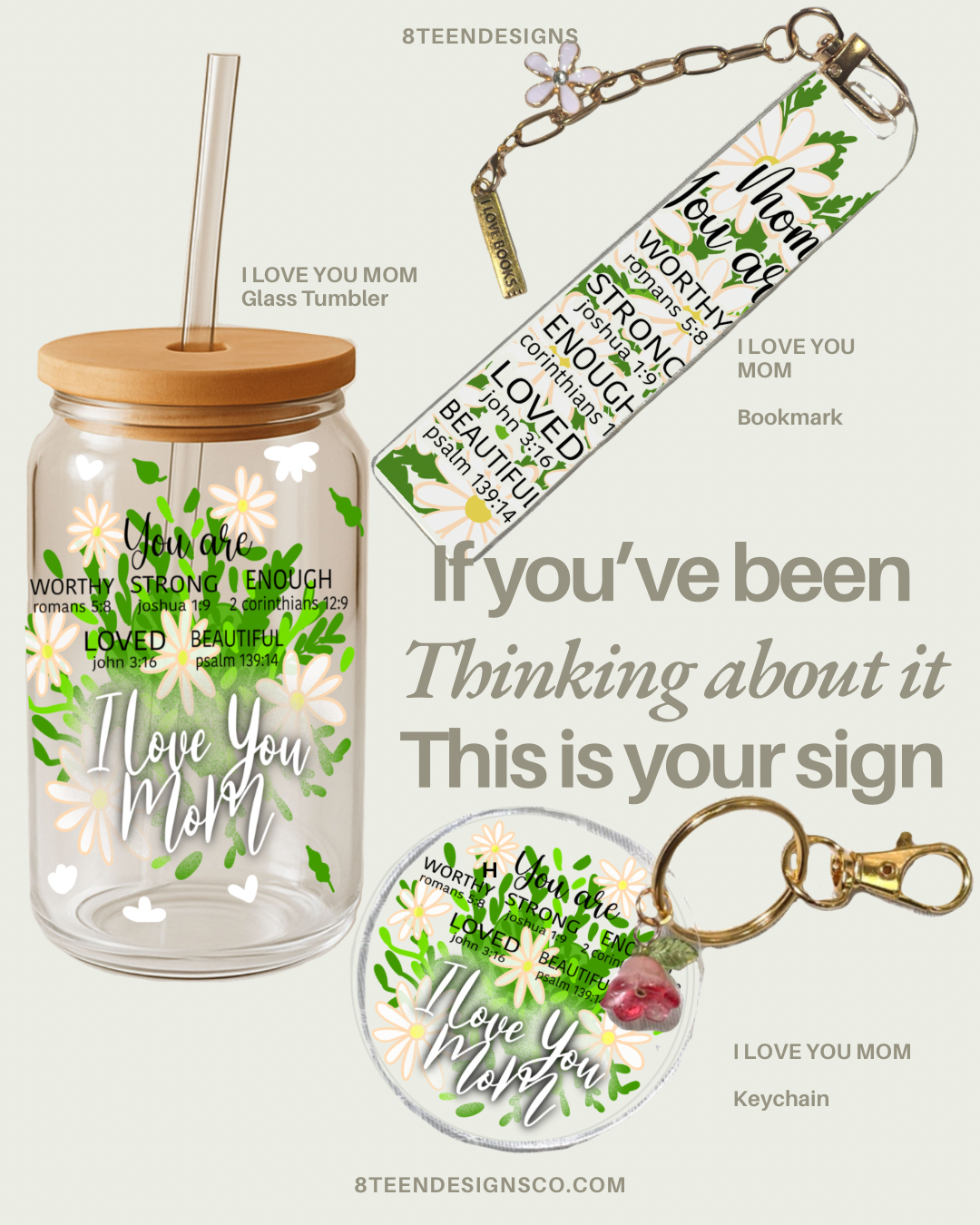 Glass Can Tumbler | Cup with Bamboo Lid & Straw | Aesthetic Drink-ware Gift
