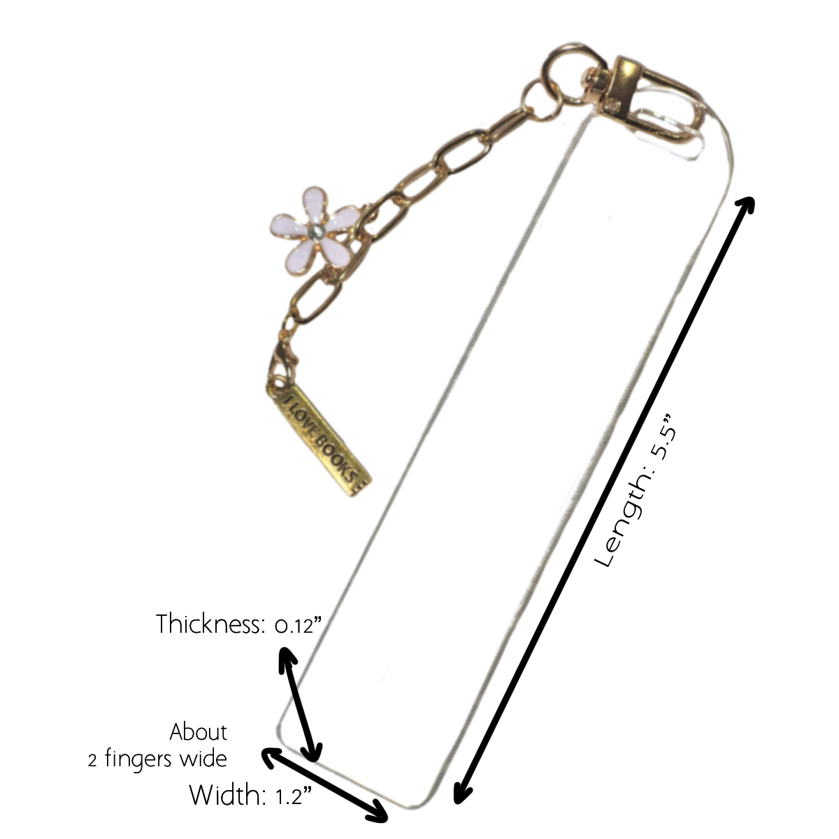 Bookmark for Mom | Personalized Custom Name Book Lover Gift | Acrylic Bookmark | Cute Reading Accessory Gift | Aesthetic Bookmark |Custom Bookmark