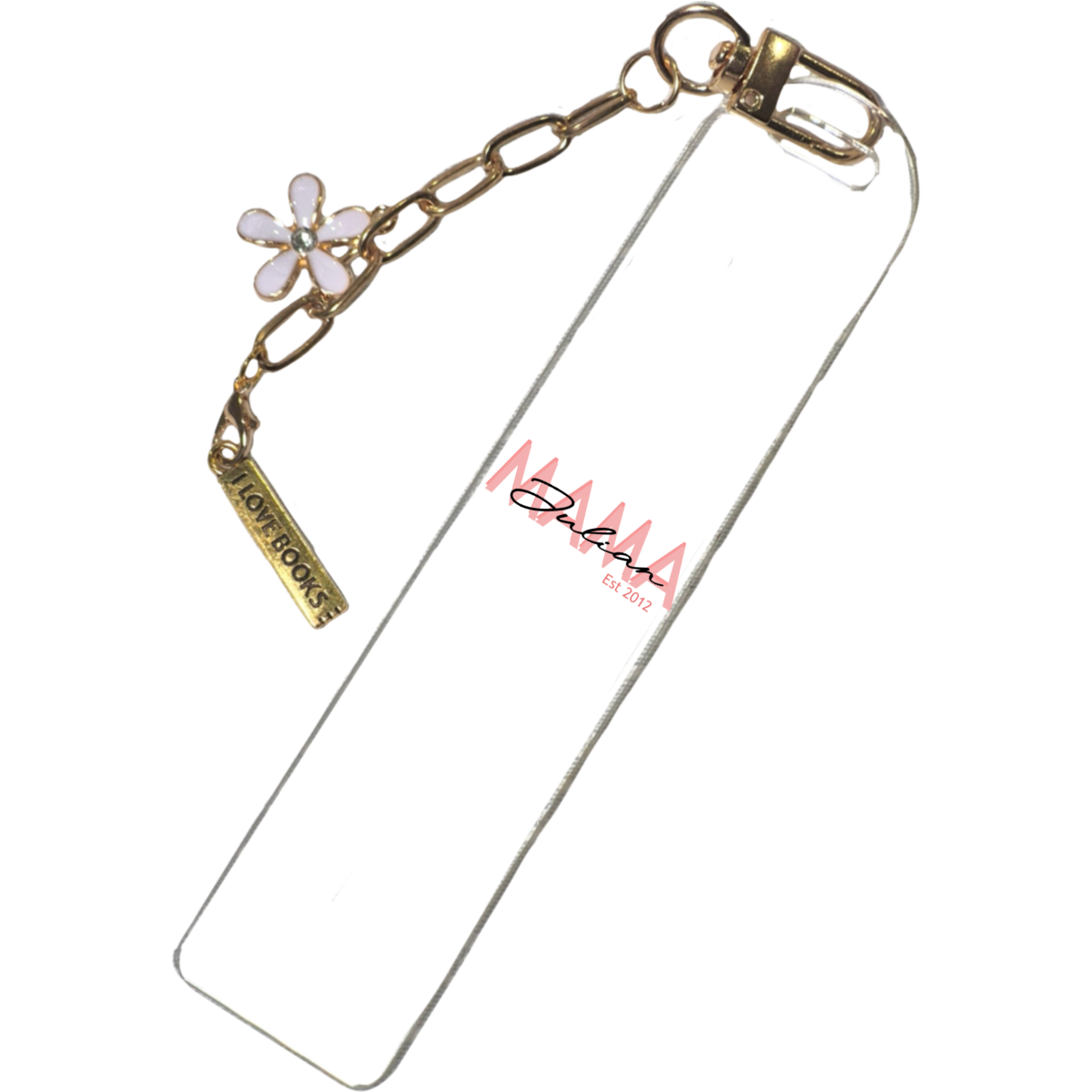 Bookmark for Mom | Personalized Custom Name Book Lover Gift | Acrylic Bookmark | Cute Reading Accessory Gift | Aesthetic Bookmark |Custom Bookmark