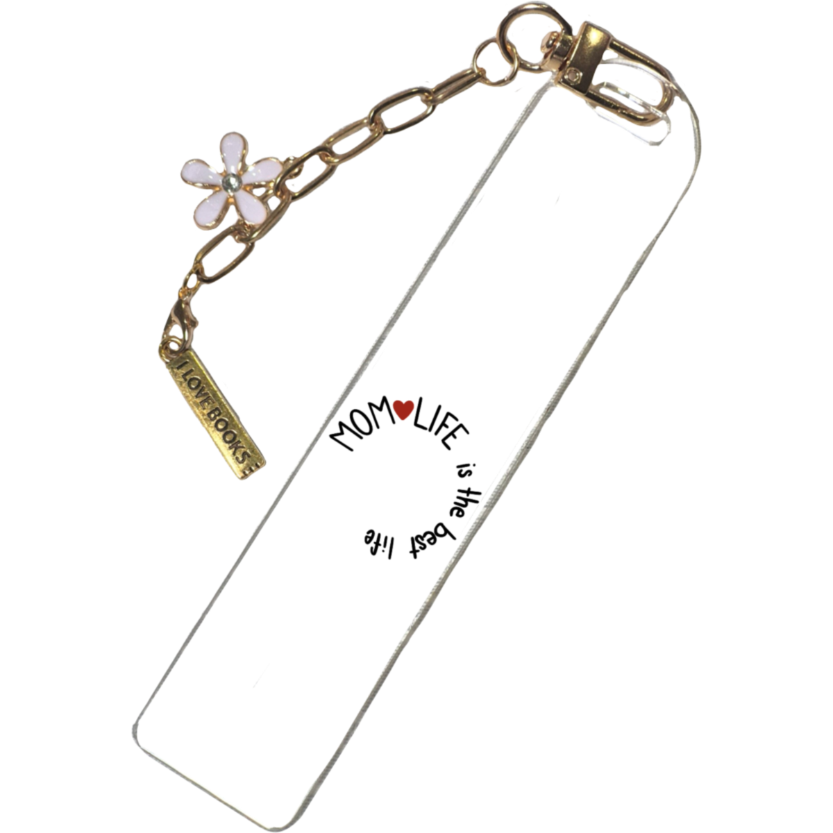 Bookmark for Mom | Book Lover Gift | Acrylic Bookmark | Cute Reading Accessory Gift | Aesthetic Bookmark |Custom Bookmark