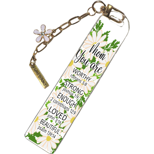 Bookmark for Mom | Book Lover Gift | Acrylic Bookmark | Cute Reading Accessory Gift | Aesthetic Bookmark |Custom Bookmark