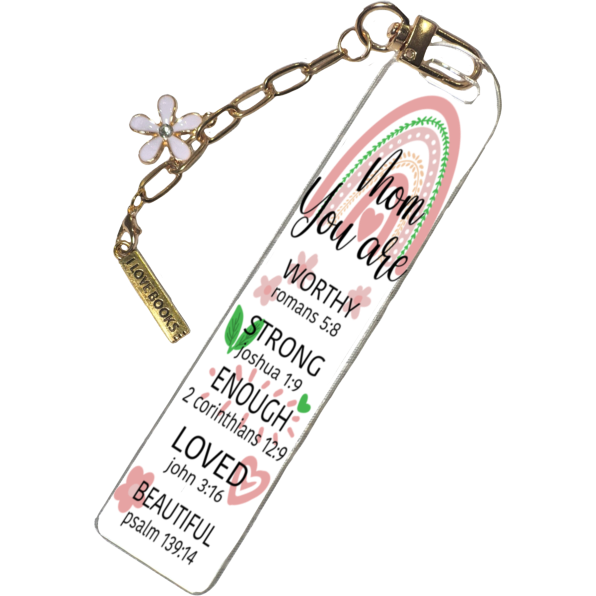 Bookmark for Mom | Book Lover Gift | Acrylic Bookmark | Cute Reading Accessory Gift | Aesthetic Bookmark |Custom Bookmark