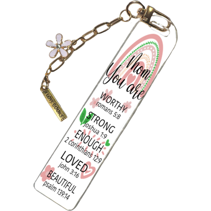 Bookmark for Mom | Book Lover Gift | Acrylic Bookmark | Cute Reading Accessory Gift | Aesthetic Bookmark |Custom Bookmark