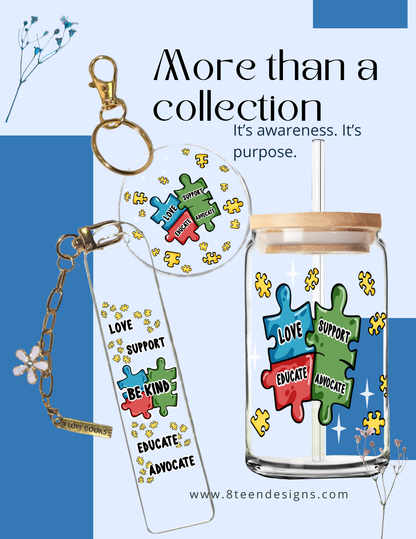 Autism Awareness Collection | Puzzle Piece Keychain