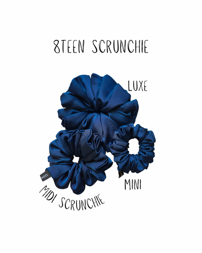 MINI King Street West Scrunchie | Navy Blue Scrunchie | Hair Accessory