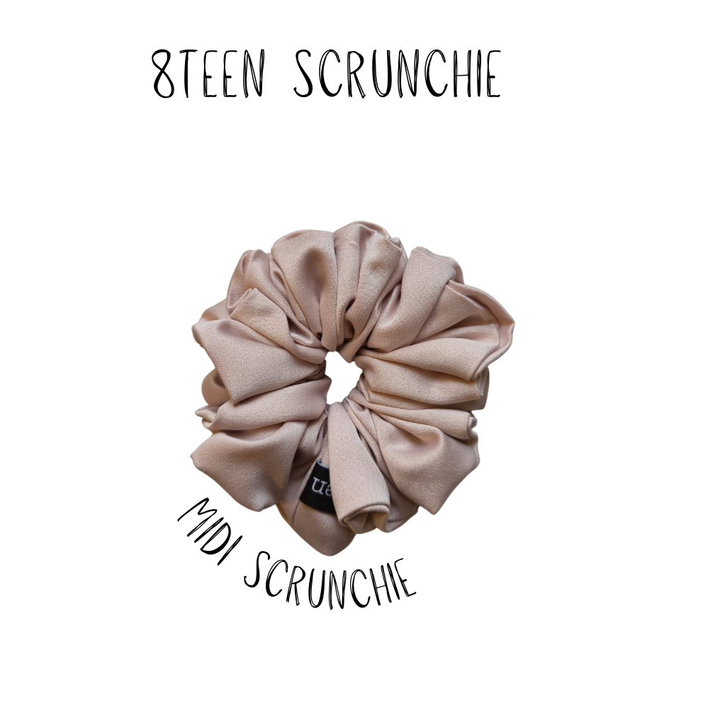 MIDI Yorkville Scrunchie | Nude Scrunchie | Medium Oversized Hair Accessory