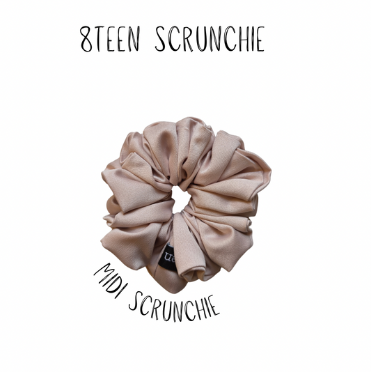 MIDI Yorkville Scrunchie | Nude Scrunchie | Medium Oversized Hair Accessory