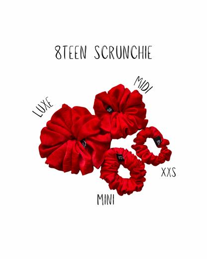 MINI Cherry Street Scrunchie | Red Scrunchie | Smaller Oversized Hair Accessory