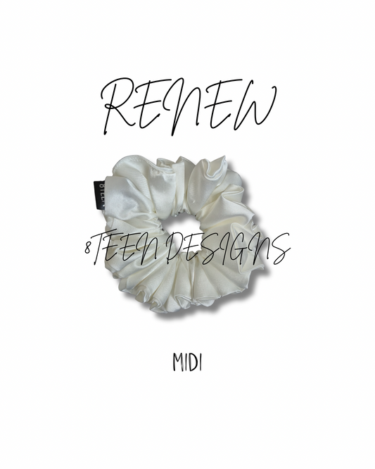 Midi RENEW Satin Scrunchie | Hair Accessory
