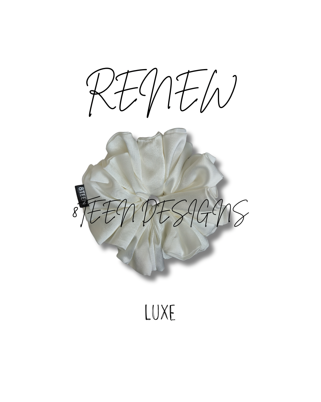 Luxe RENEW Satin Scrunchie | Hair Accessory