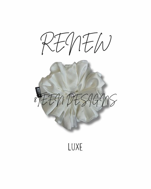 Luxe RENEW Satin Scrunchie | Hair Accessory