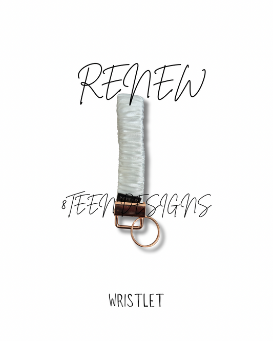 RENEW Satin Wristlet | Phone / Key Accessory