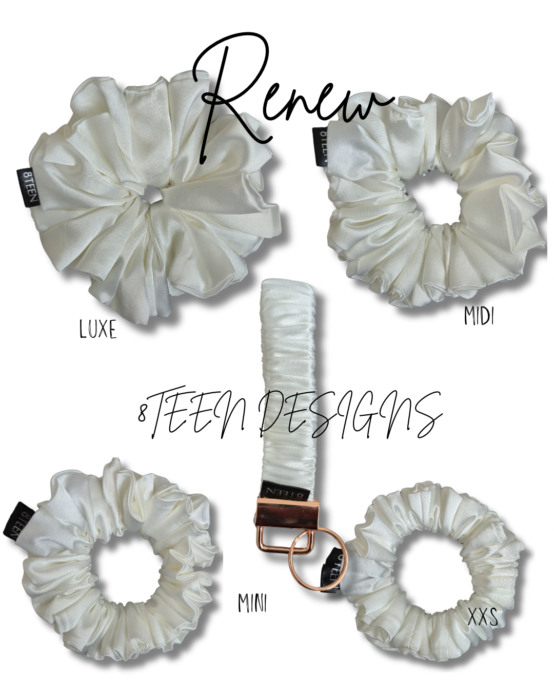 Luxe RENEW Satin Scrunchie | Hair Accessory