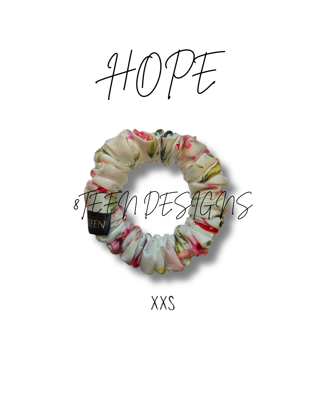 XXS HOPE Satin Scrunchie | Hair Accessory