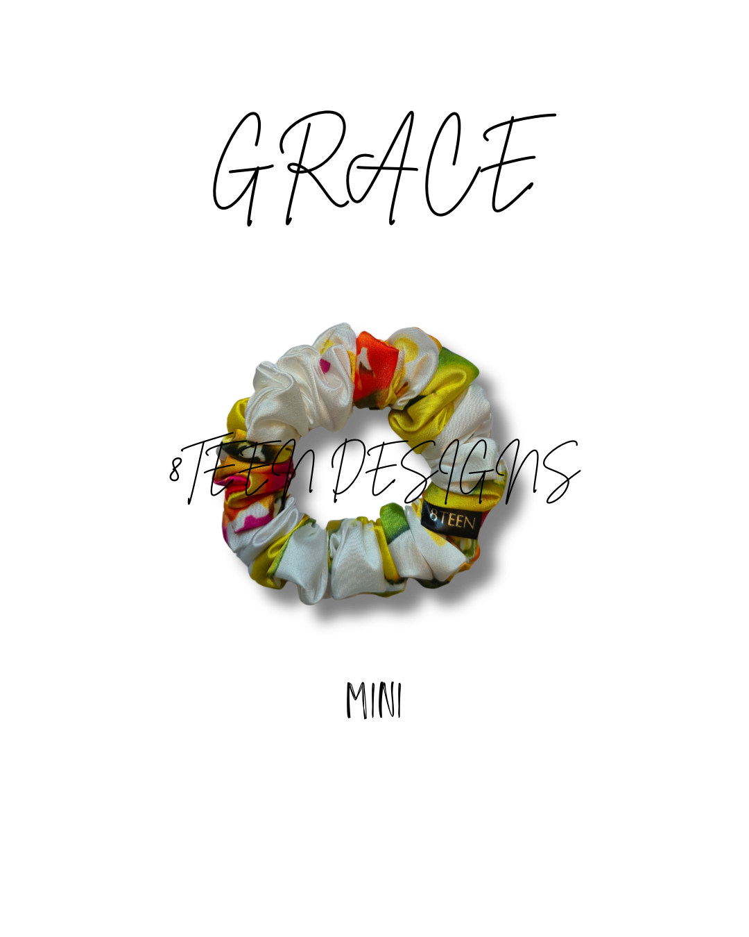 Mini GRACE Satin Scrunchie | Hair Accessory