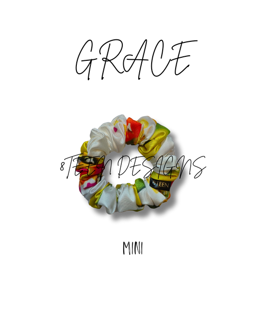 Mini GRACE Satin Scrunchie | Hair Accessory