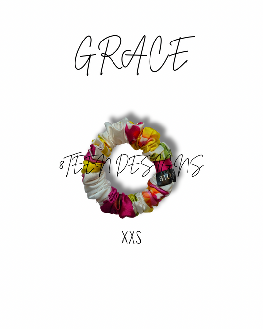XXS GRACE Satin Scrunchie | Hair Accessory