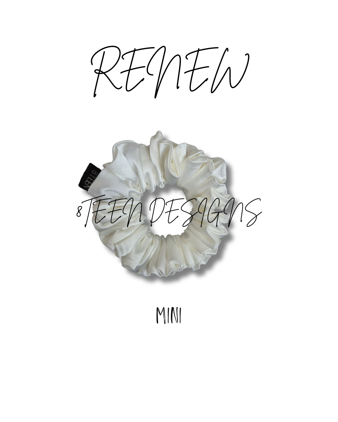 Mini RENEW Satin Scrunchie | Hair Accessory