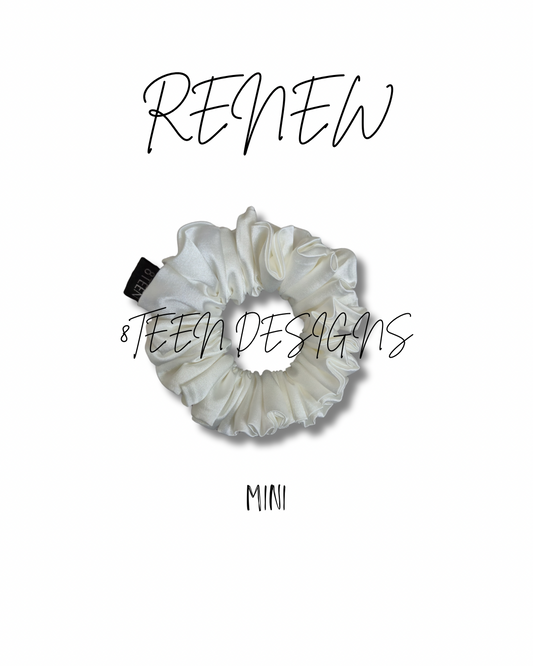 Mini RENEW Satin Scrunchie | Hair Accessory