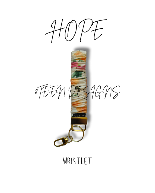 HOPE Satin Wristlet | Phone / Key Accessory